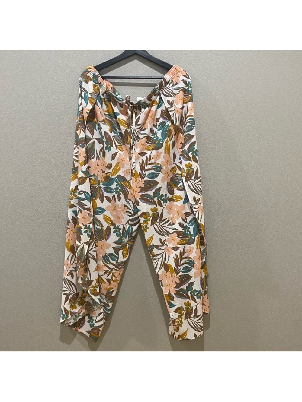 Freshwater Floral Print Cover up Swim Pants